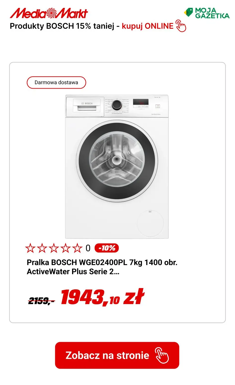 gazetka promocyjna Media Markt Marka BOSH do -15% TANIEJ!! - Strona 11