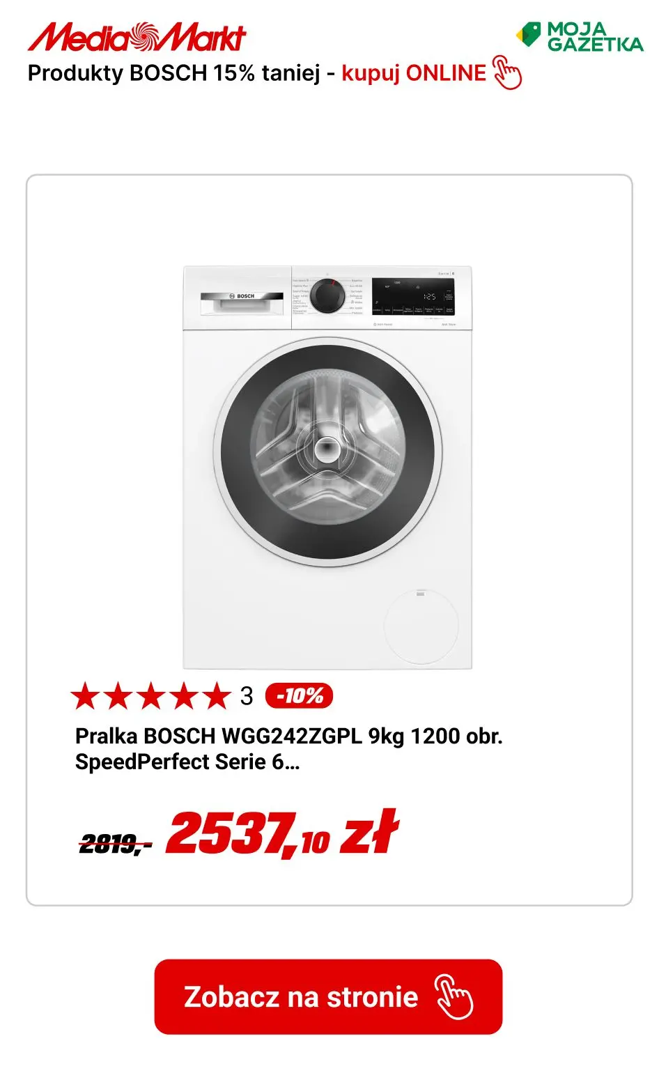 gazetka promocyjna Media Markt Marka BOSH do -15% TANIEJ!! - Strona 14