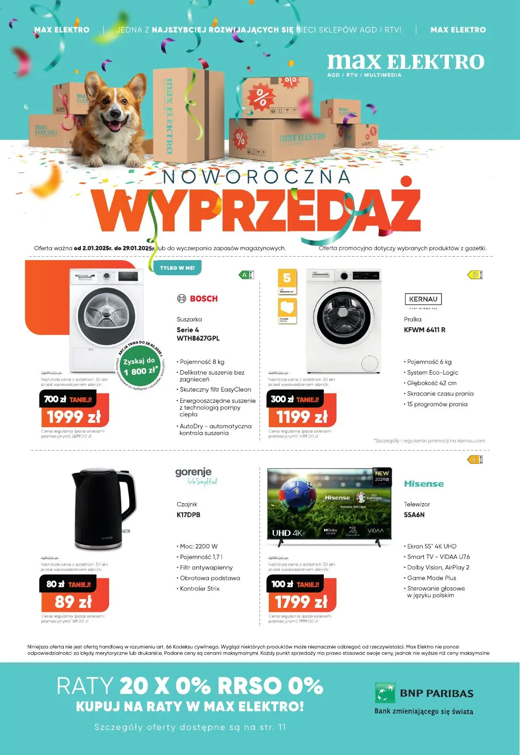 gazetka promocyjna max ELEKTRO Noworoczna wyprzedaż - Strona 1