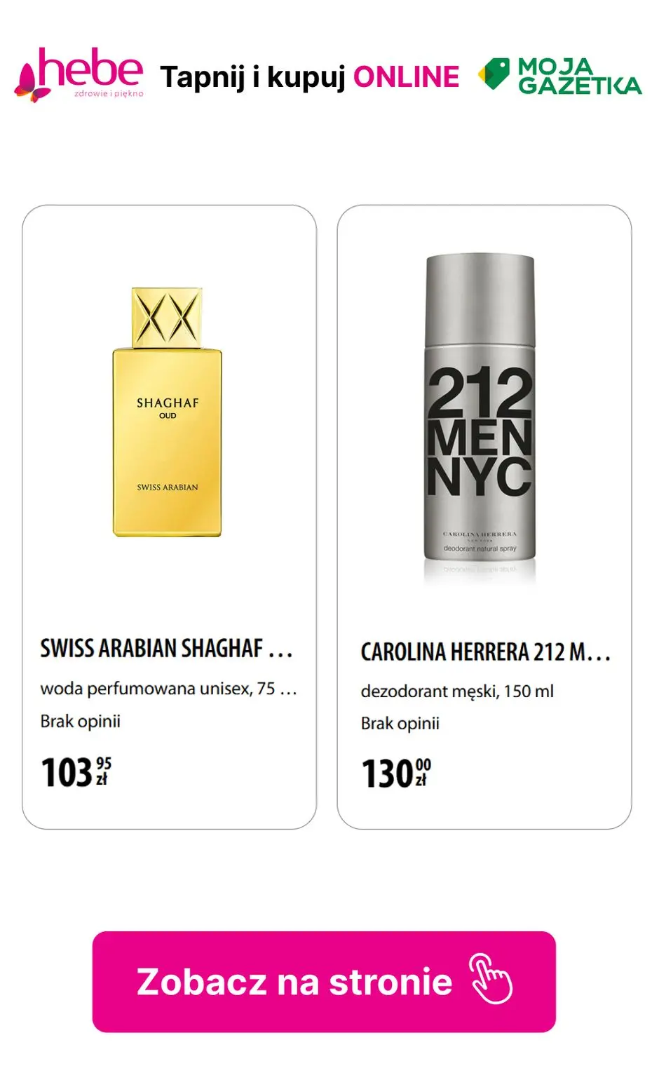 gazetka promocyjna hebe -15% na wybrane zapachy!! - Strona 13