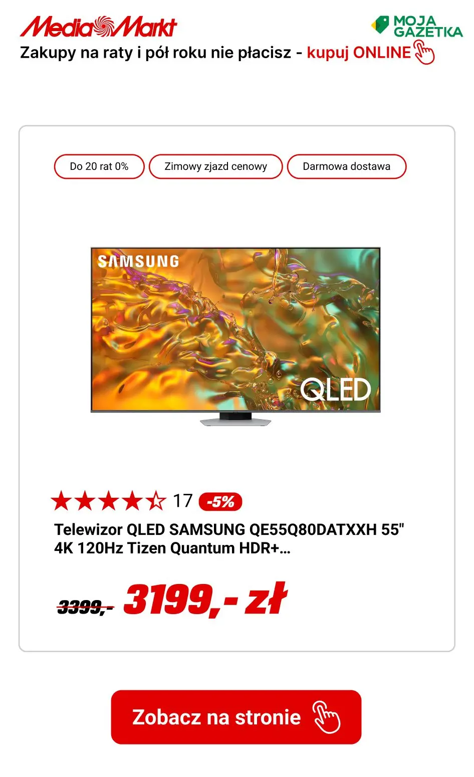 gazetka promocyjna Media Markt Do 50 rat 0% i pó roku nie pacisz!! - Strona 7