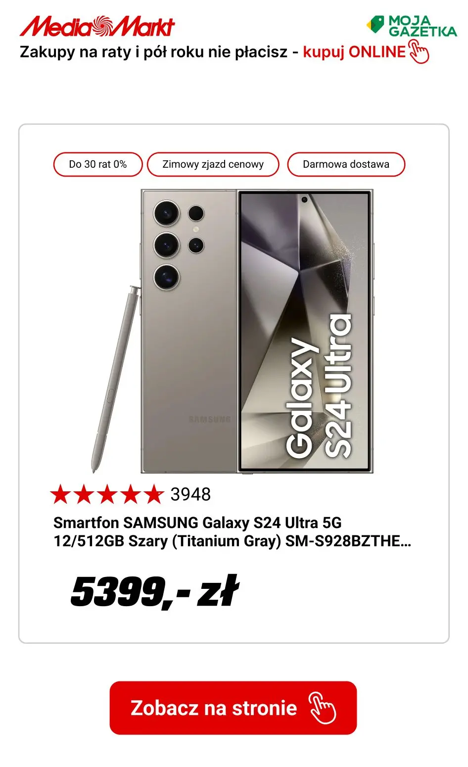 gazetka promocyjna Media Markt Do 50 rat 0% i pó roku nie pacisz!! - Strona 9