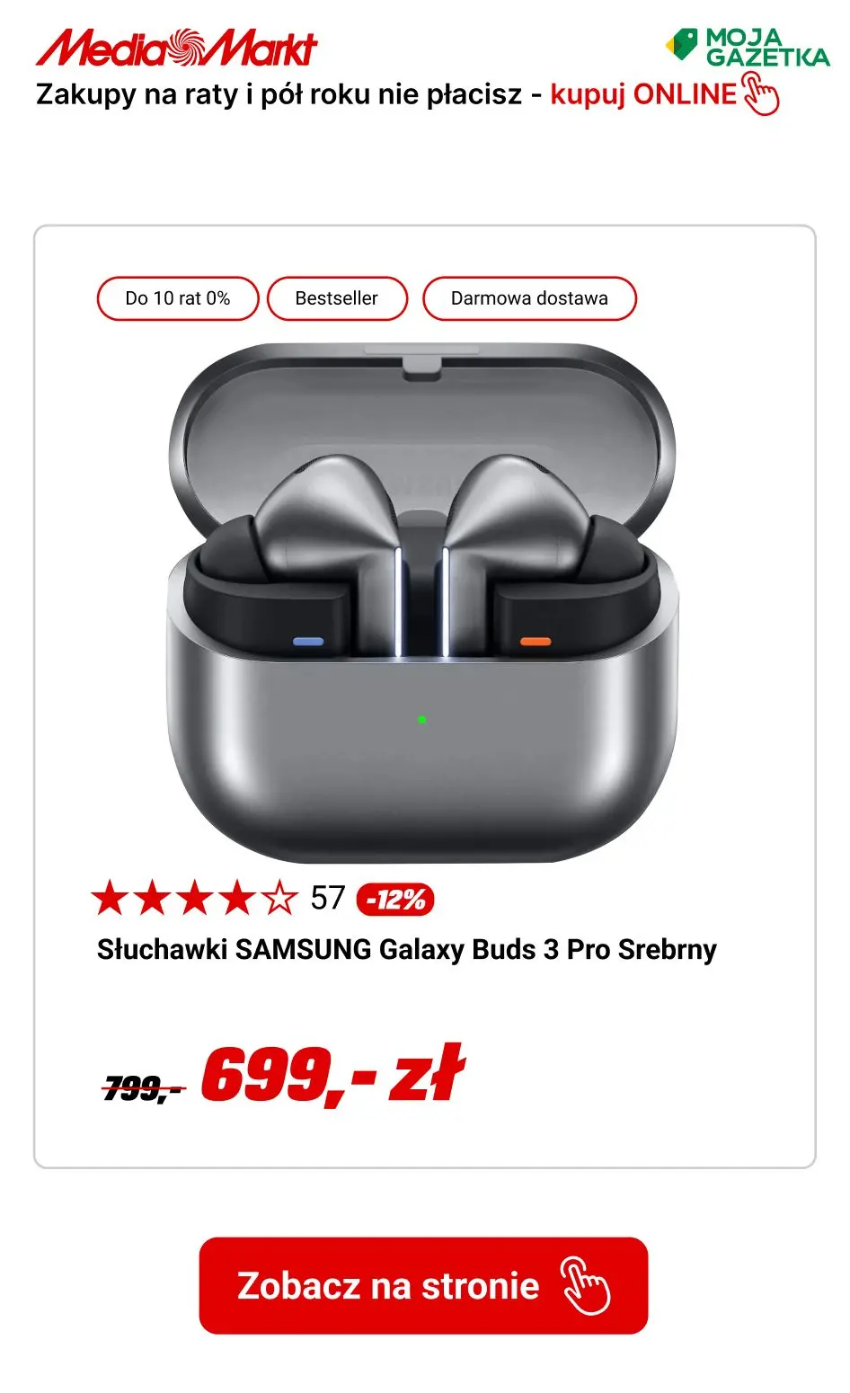 gazetka promocyjna Media Markt Do 50 rat 0% i pó roku nie pacisz!! - Strona 11