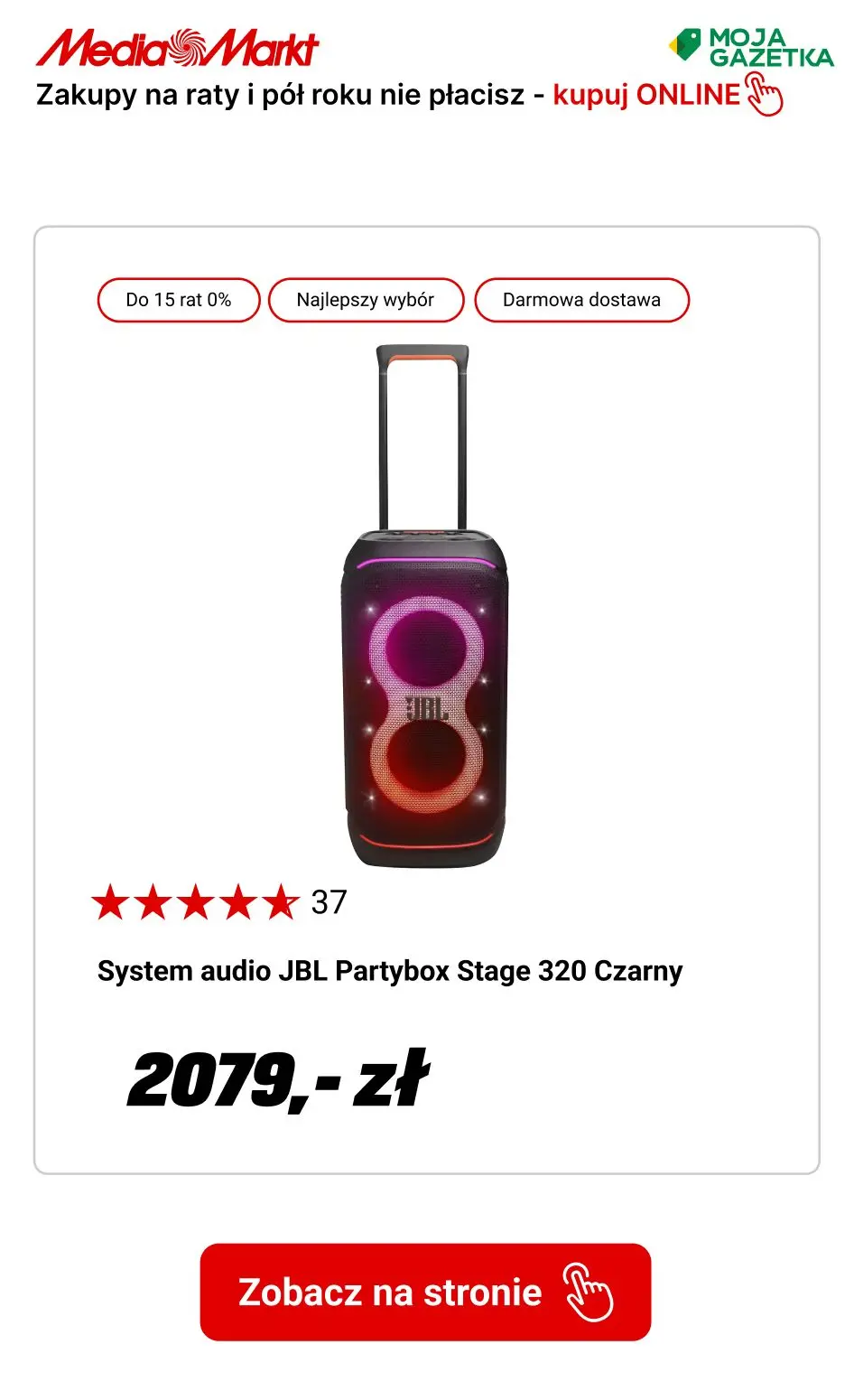 gazetka promocyjna Media Markt Do 50 rat 0% i pó roku nie pacisz!! - Strona 13