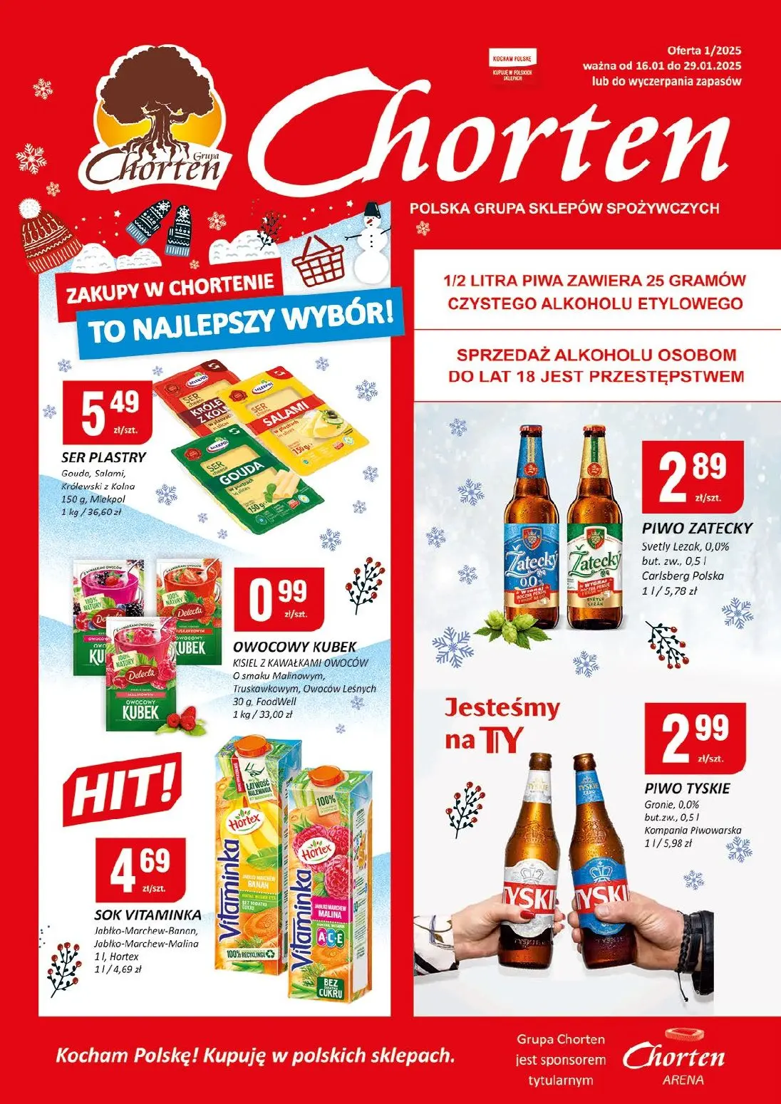 gazetka promocyjna Chorten Lubelskie - minimarket - Strona 1