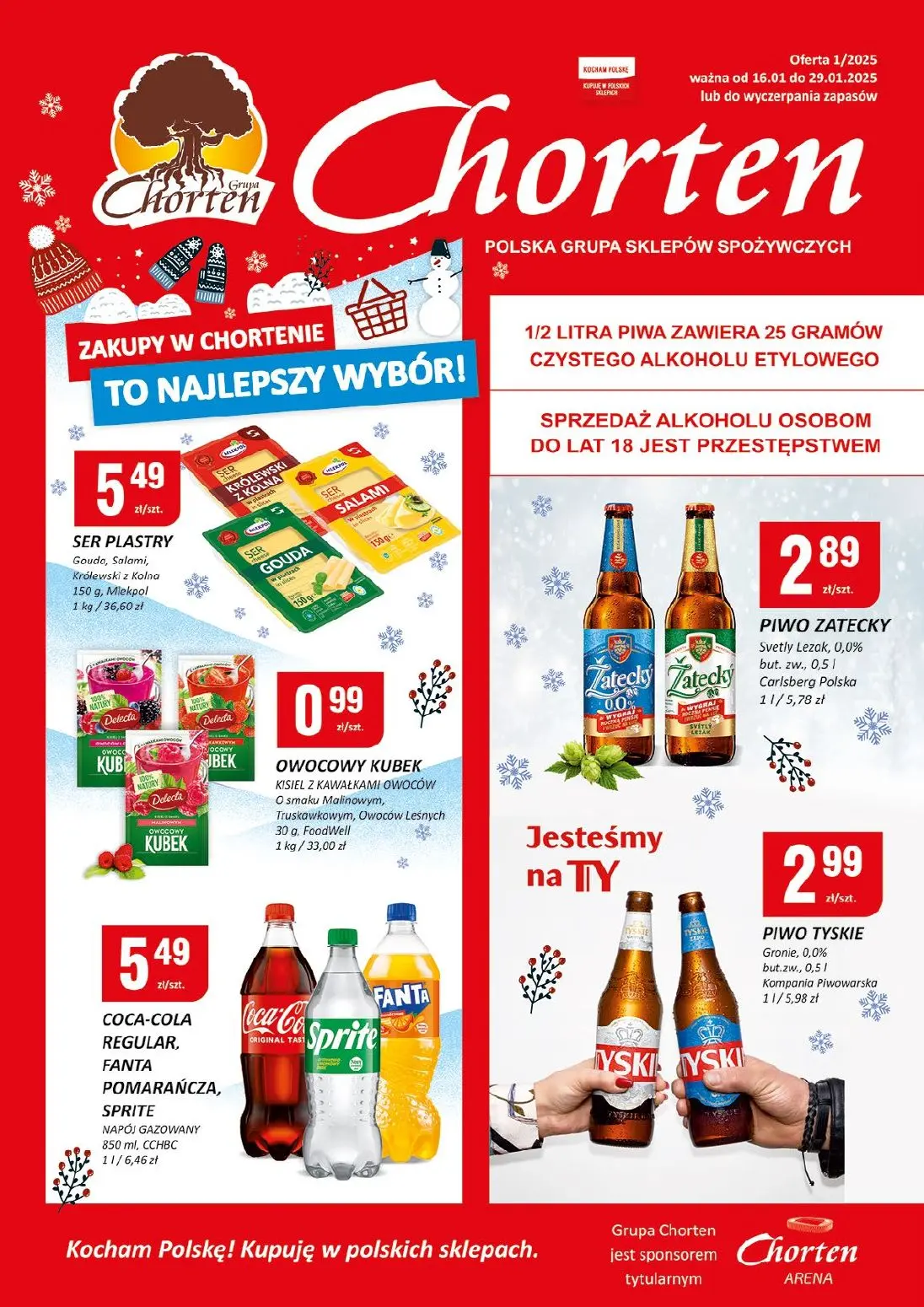 gazetka promocyjna Chorten Łódzkie - minimarket - Strona 1