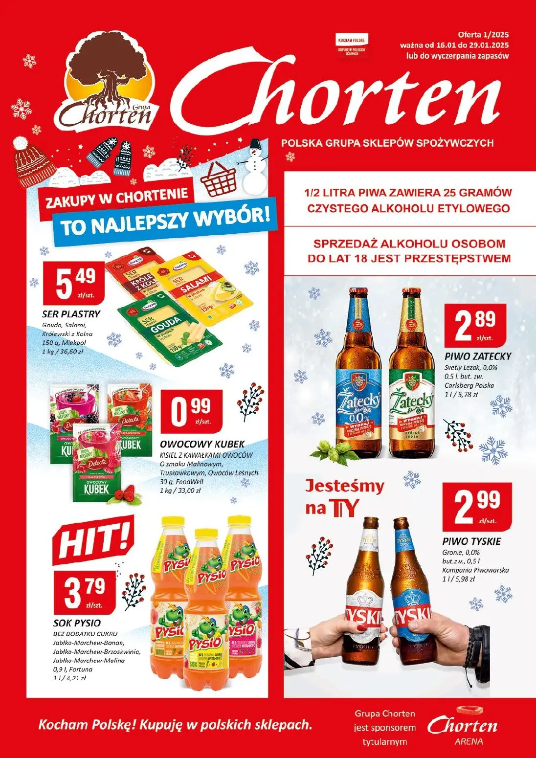 gazetka promocyjna Chorten Podlaskie - minimarket - Strona 1