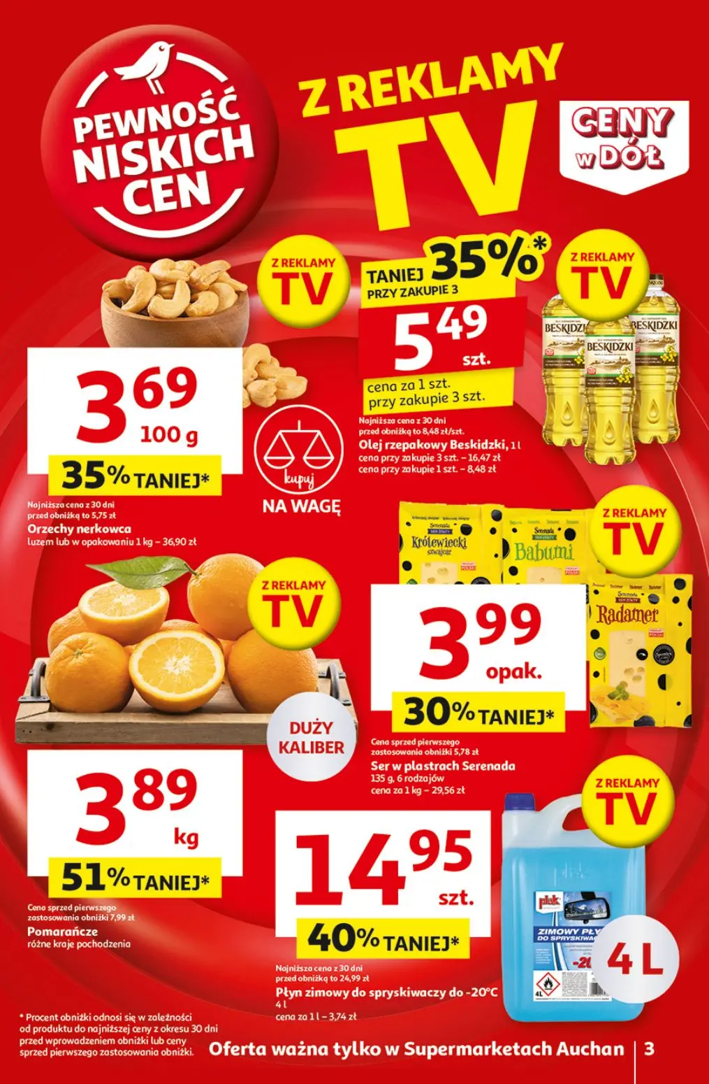 gazetka promocyjna Auchan Supermarket Ceny w dół - Strona 3