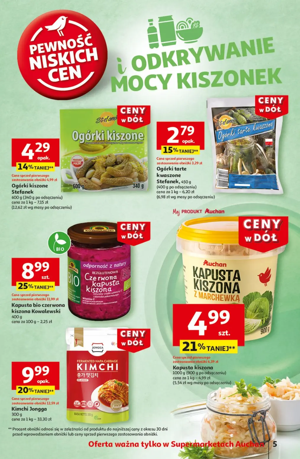 gazetka promocyjna Auchan Supermarket Ceny w dół - Strona 5