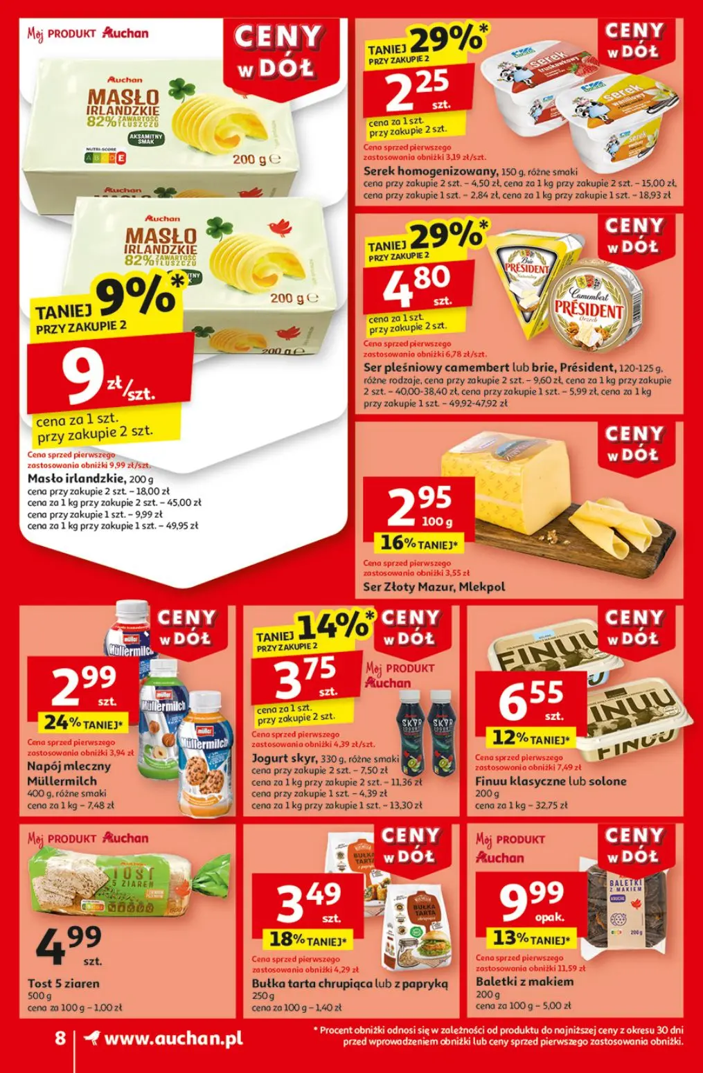 gazetka promocyjna Auchan Supermarket Ceny w dół - Strona 10