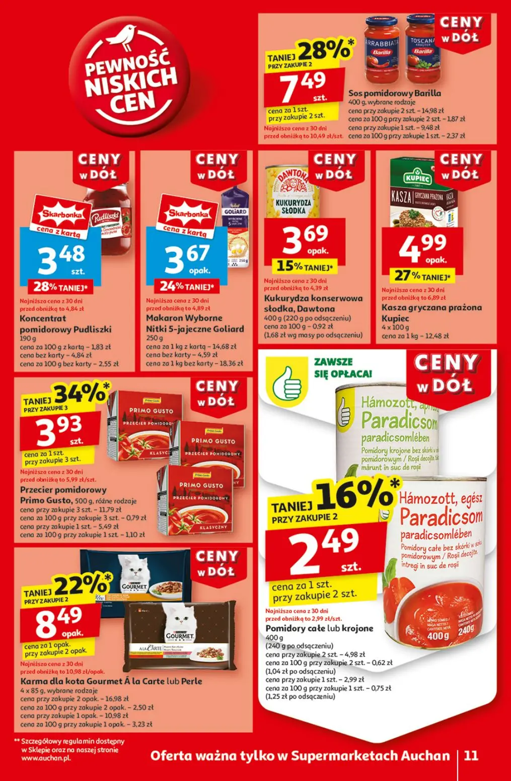 gazetka promocyjna Auchan Supermarket Ceny w dół - Strona 13