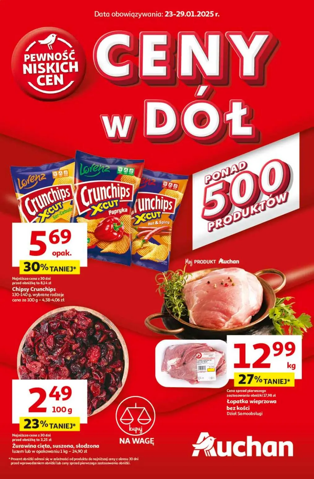 gazetka promocyjna Auchan Ceny w dół - Strona 1