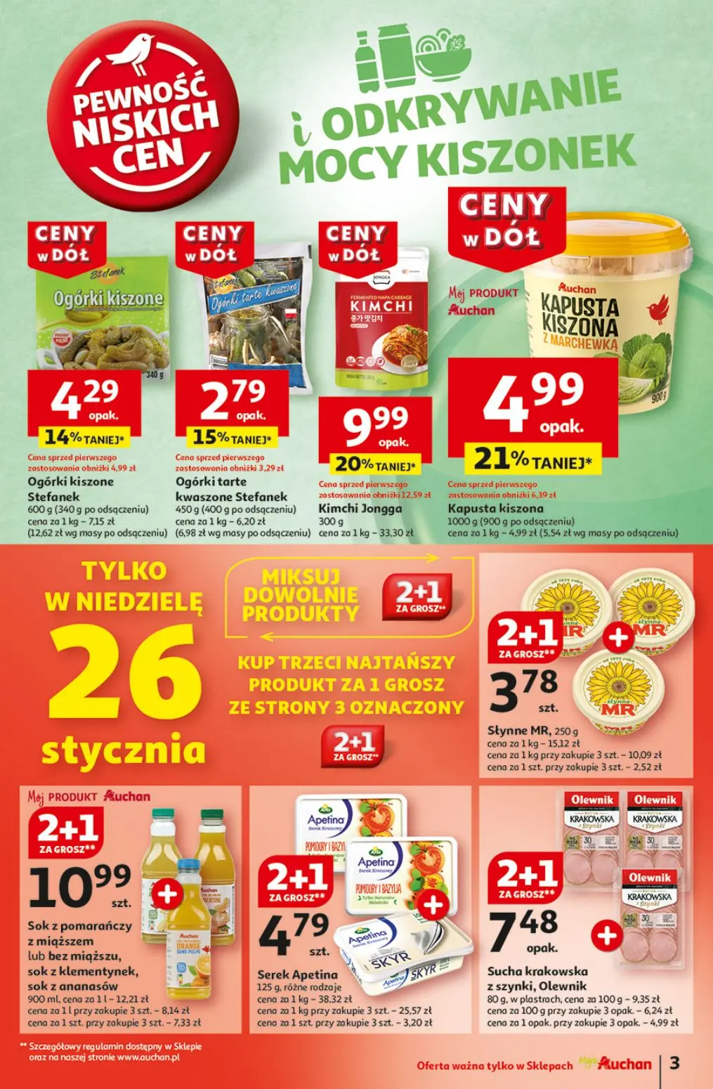 gazetka promocyjna Moje Auchan Ceny w dół - Strona 3