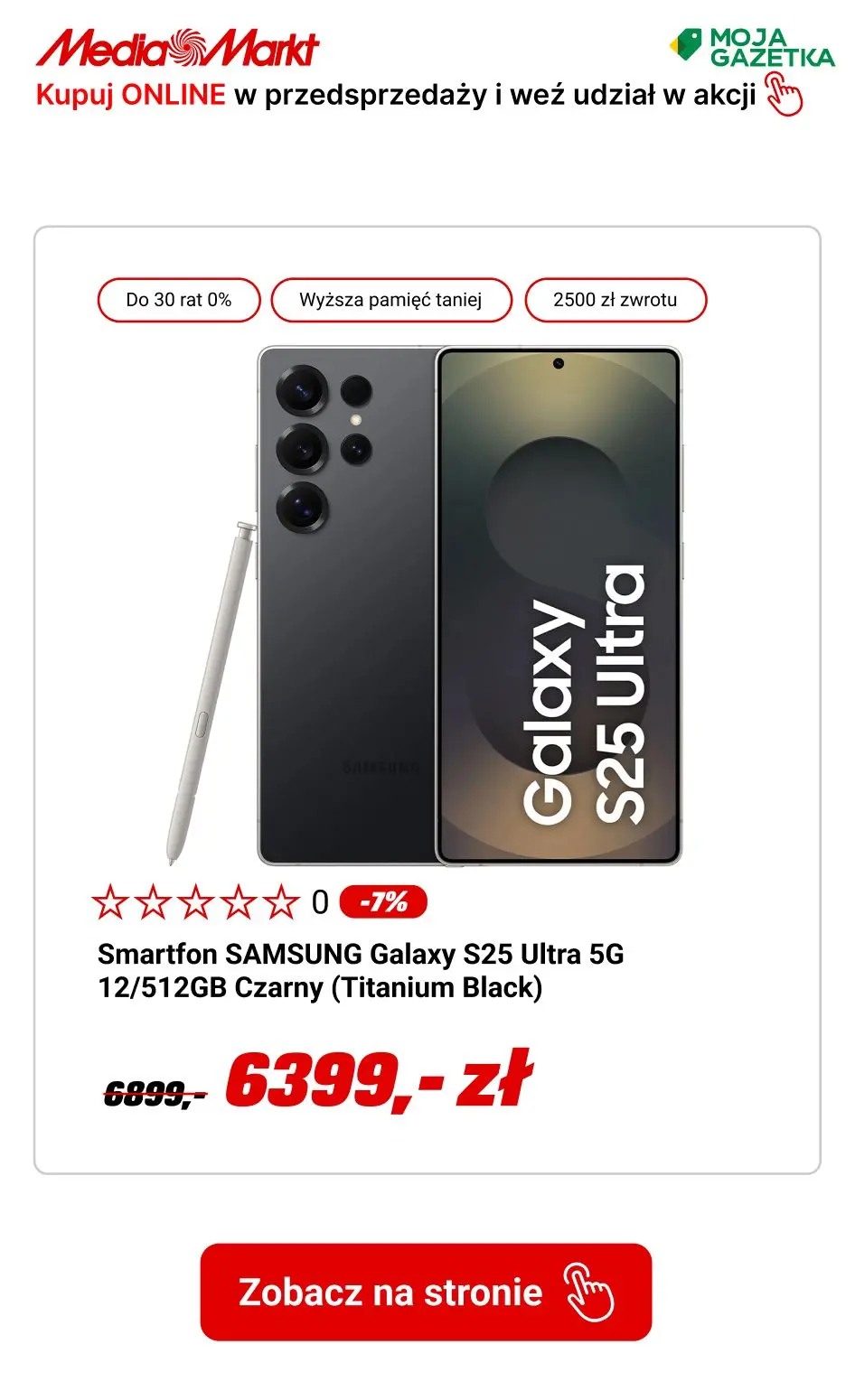 gazetka promocyjna Media Markt Przedsprzedaż Samsung Galaxy S25 - zamów i weź udział w akcji ODKUP. - Strona 4