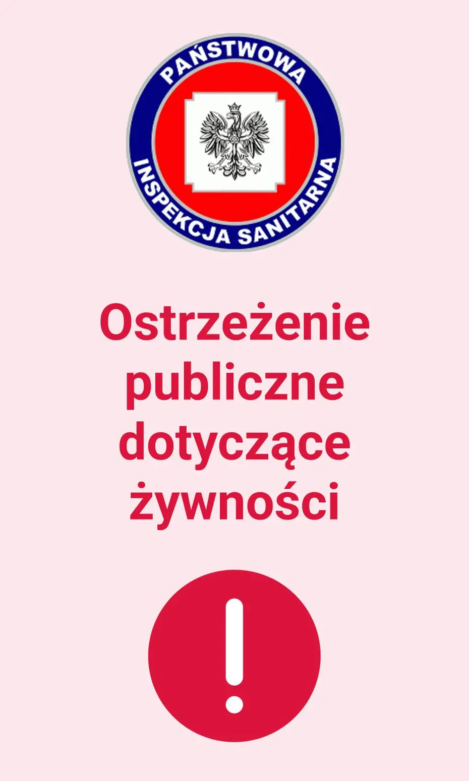 gazetka promocyjna Ostrzeżenia i alerty Wycofanie partii napoju piwnego bezalkoholowego ze względu na ryzyko wybuchu butelek - Strona 1