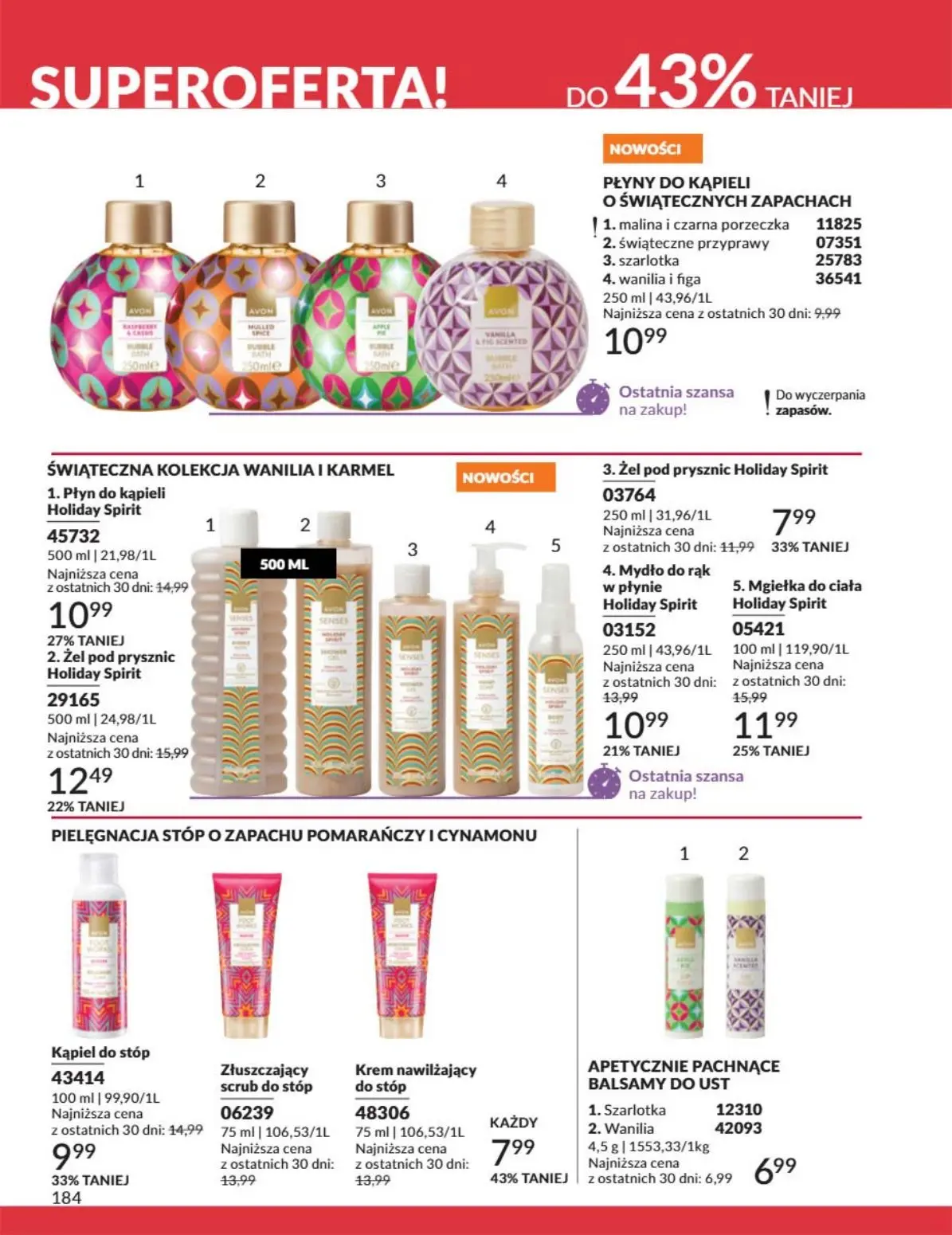 gazetka promocyjna AVON Sale - Strona 184