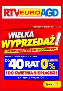 Gazetka promocyjna RTV EURO AGD, ważna od 2025-01-13 do 2025-01-31.