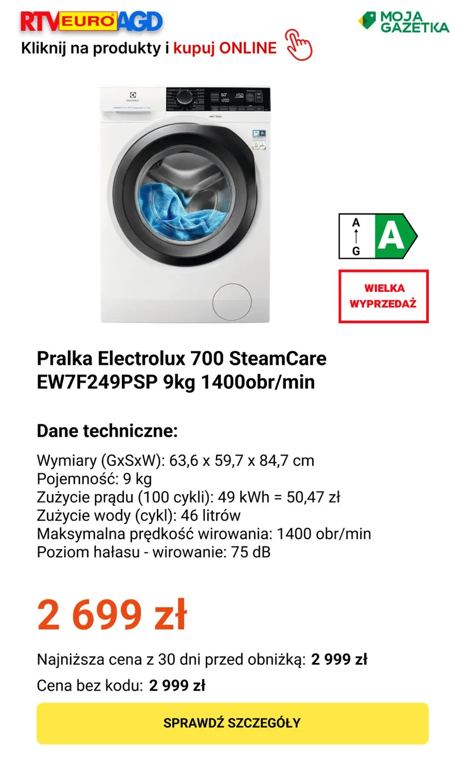 gazetka promocyjna RTV EURO AGD Wielka wyprzedaż!! - Strona 7