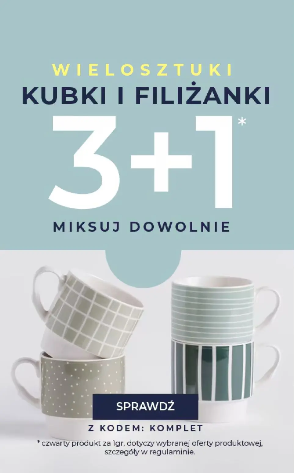 gazetka promocyjna home&you Wielosztukuj kubki i filiżanki 🍵 - Strona 1