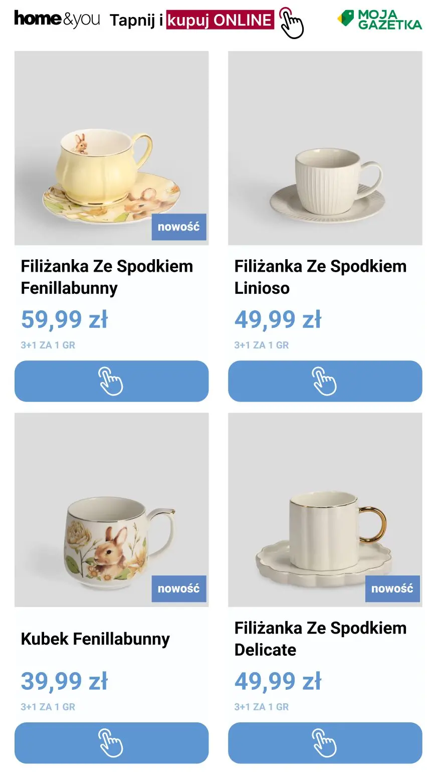 gazetka promocyjna home&you Wielosztukuj kubki i filiżanki 🍵 - Strona 4