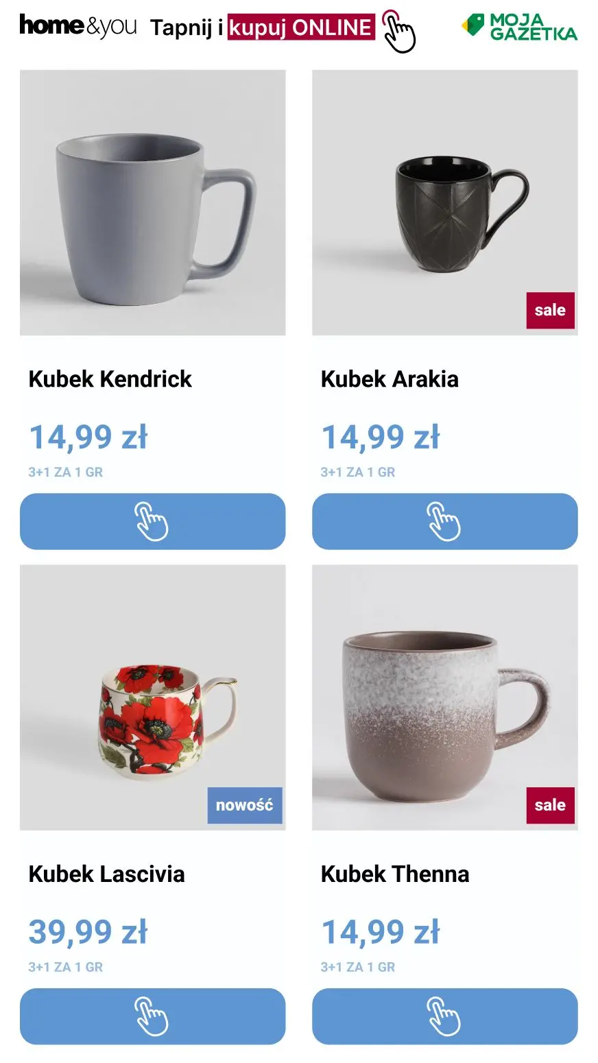 gazetka promocyjna home&you Wielosztukuj kubki i filiżanki 🍵 - Strona 11