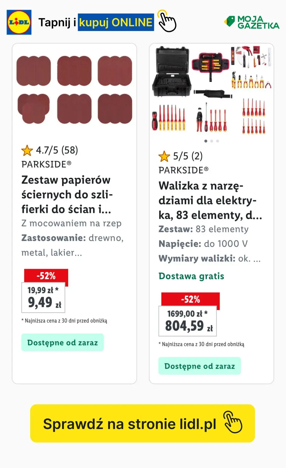 gazetka promocyjna LIDL Wyprzedaż do -70% - Strona 5