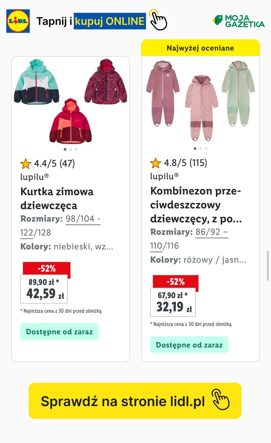 gazetka promocyjna LIDL Wyprzedaż do -70% - Strona 9