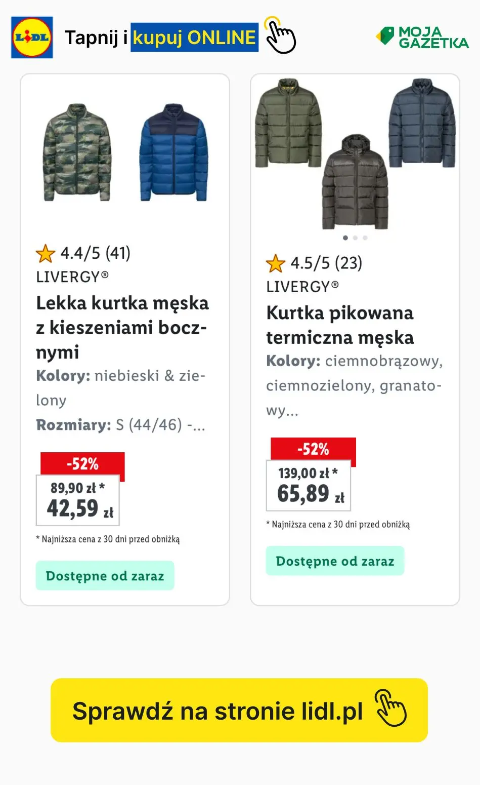 gazetka promocyjna LIDL Wyprzedaż do -70% - Strona 10