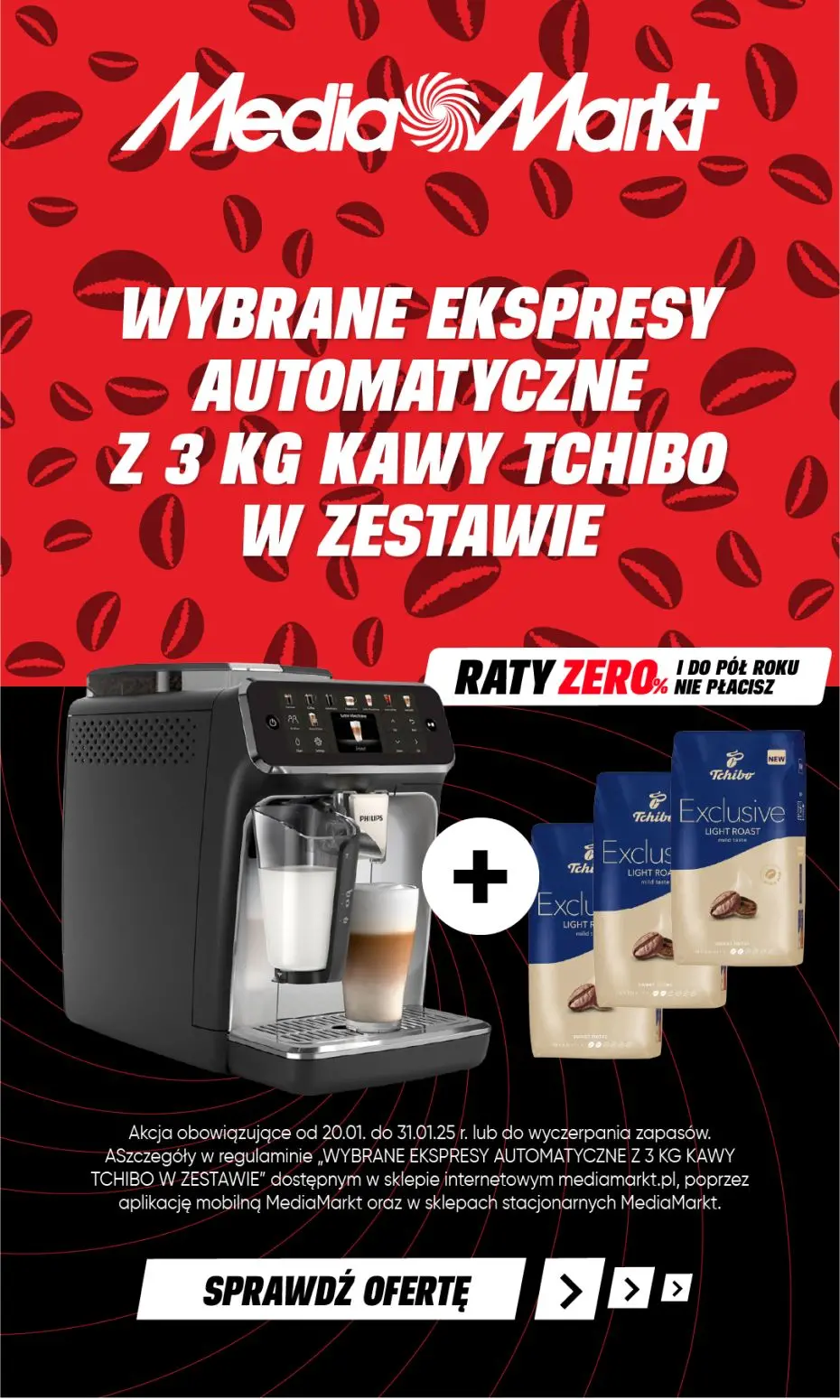 gazetka promocyjna Media Markt Kup Ekspres otrzymaj 3 kg kawy w PREZENCIE! - Strona 1