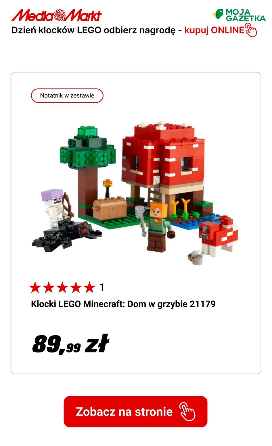 gazetka promocyjna Media Markt Międzynarodowy dzień klocków LEGO - Odbierz nagrodę za 1zł! - Strona 3