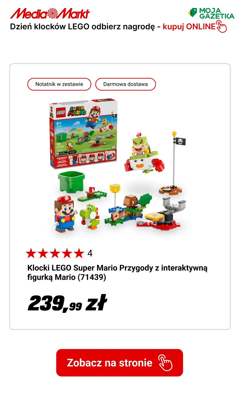 gazetka promocyjna Media Markt Międzynarodowy dzień klocków LEGO - Odbierz nagrodę za 1zł! - Strona 6