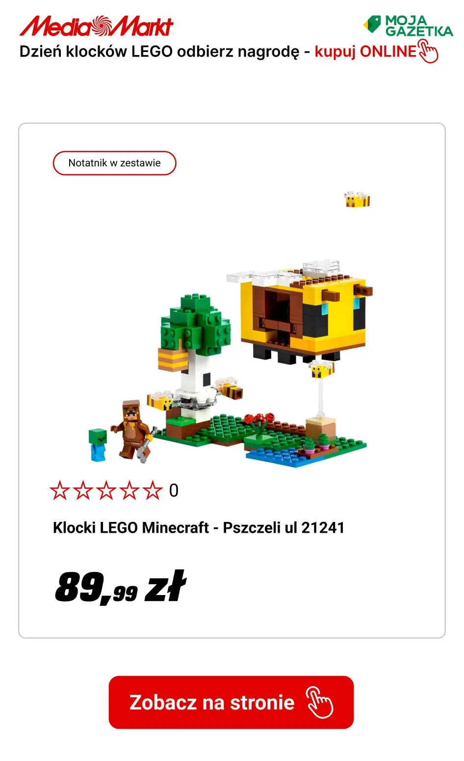 gazetka promocyjna Media Markt Międzynarodowy dzień klocków LEGO - Odbierz nagrodę za 1zł! - Strona 10