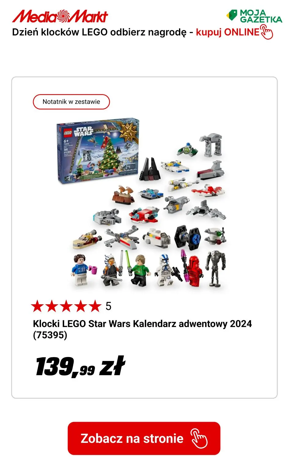 gazetka promocyjna Media Markt Międzynarodowy dzień klocków LEGO - Odbierz nagrodę za 1zł! - Strona 16