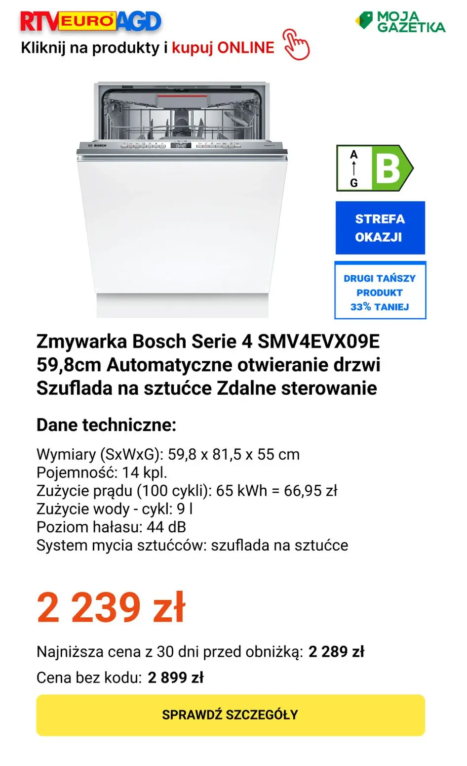 gazetka promocyjna RTV EURO AGD Drugi, tańszy 33% taniej! - Strona 10