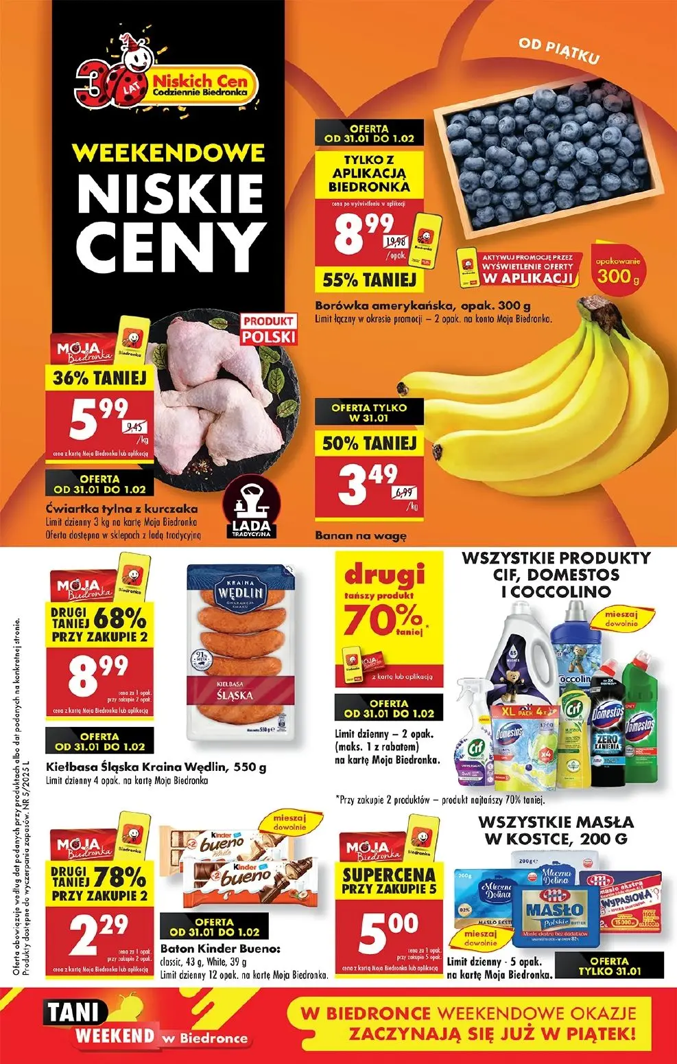 gazetka promocyjna Biedronka Weekendowe niskie ceny - Lada tradycyjna - Strona 1