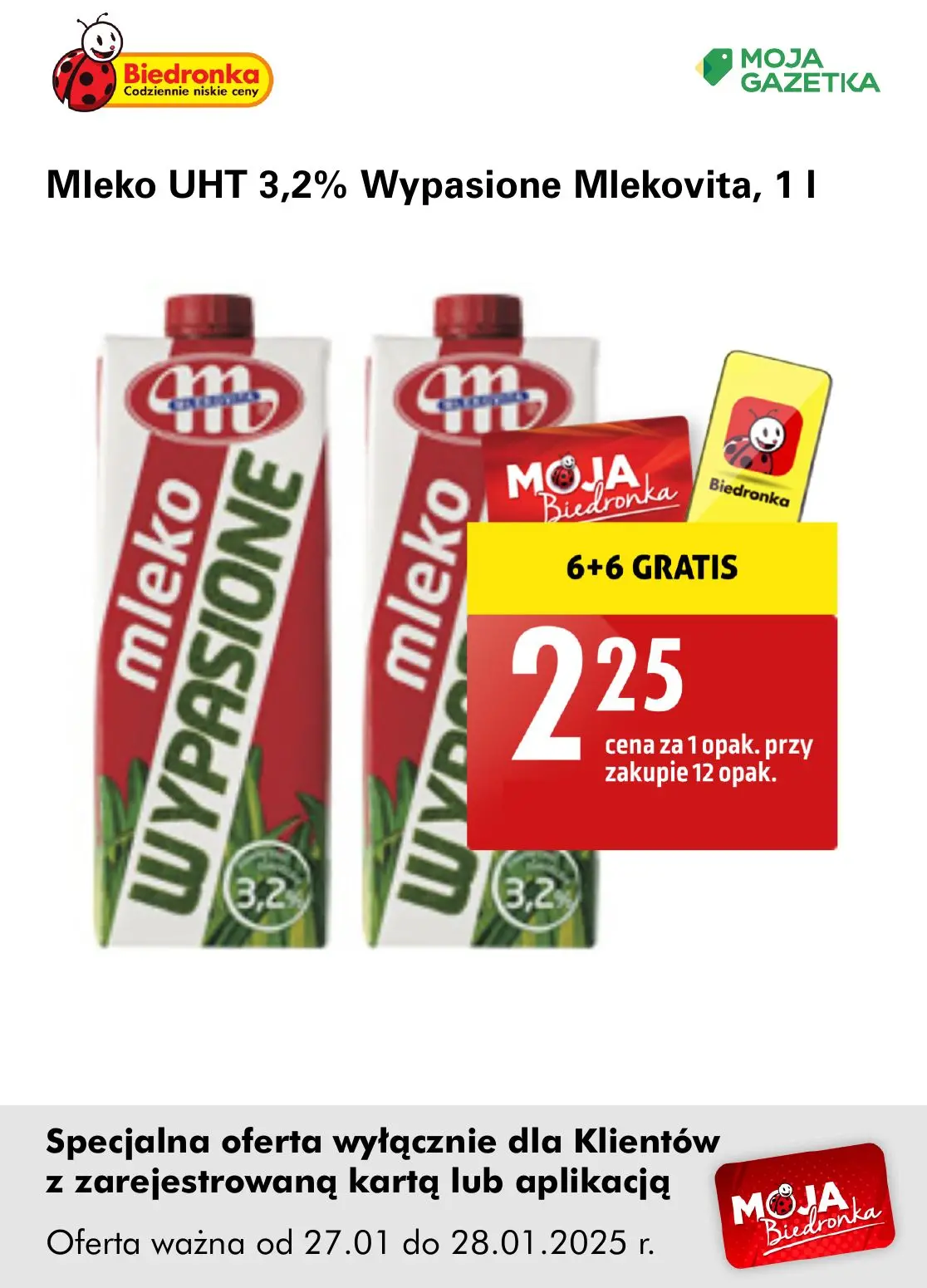 gazetka promocyjna Biedronka Oferta z kartą Moja Biedronka - Strona 2