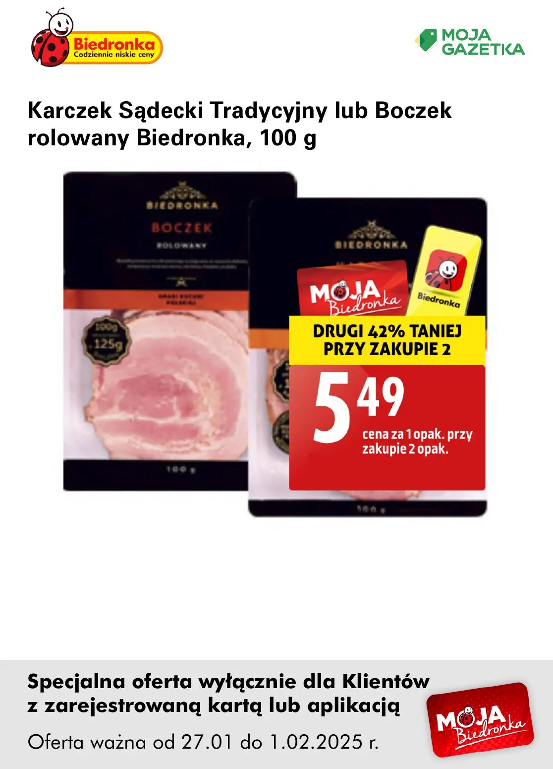 gazetka promocyjna Biedronka Oferta z kartą Moja Biedronka - Strona 7