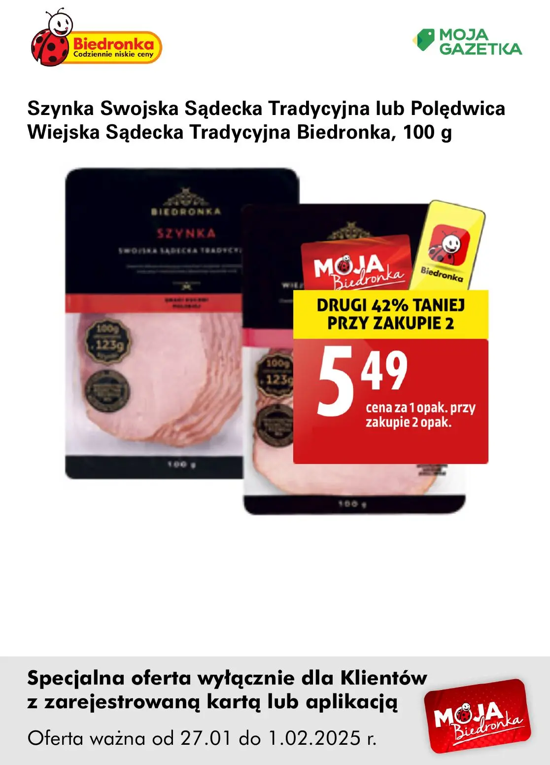 gazetka promocyjna Biedronka Oferta z kartą Moja Biedronka - Strona 9