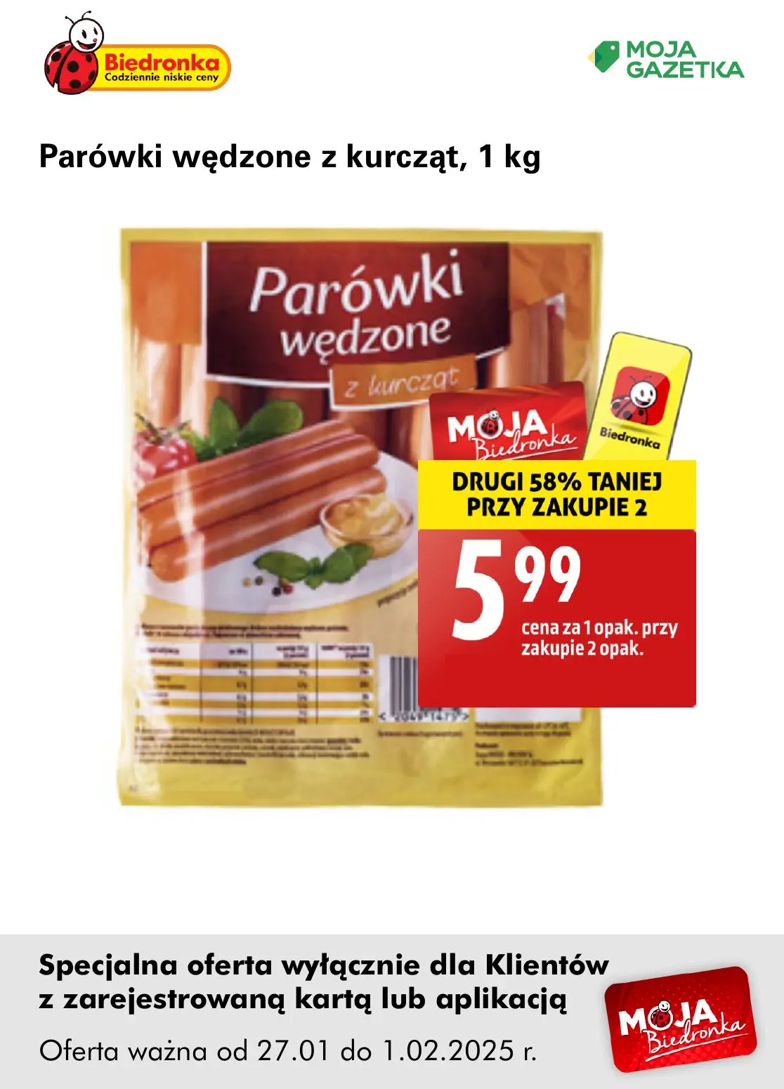 gazetka promocyjna Biedronka Oferta z kartą Moja Biedronka - Strona 11