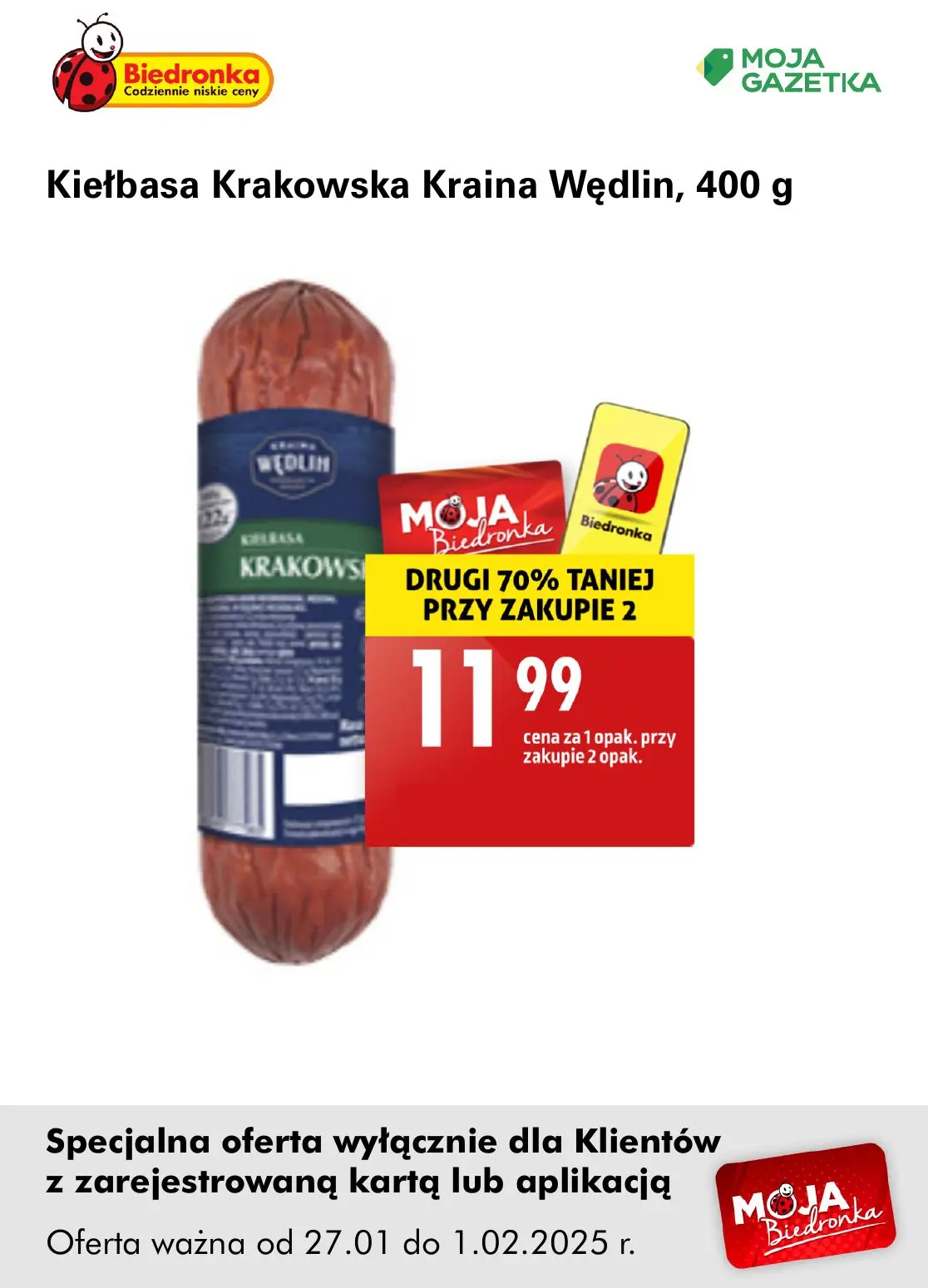 gazetka promocyjna Biedronka Oferta z kartą Moja Biedronka - Strona 13