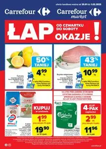 Gazetka promocyjna Carrefour Market, ważna od 2025-01-30 do 2025-02-01.