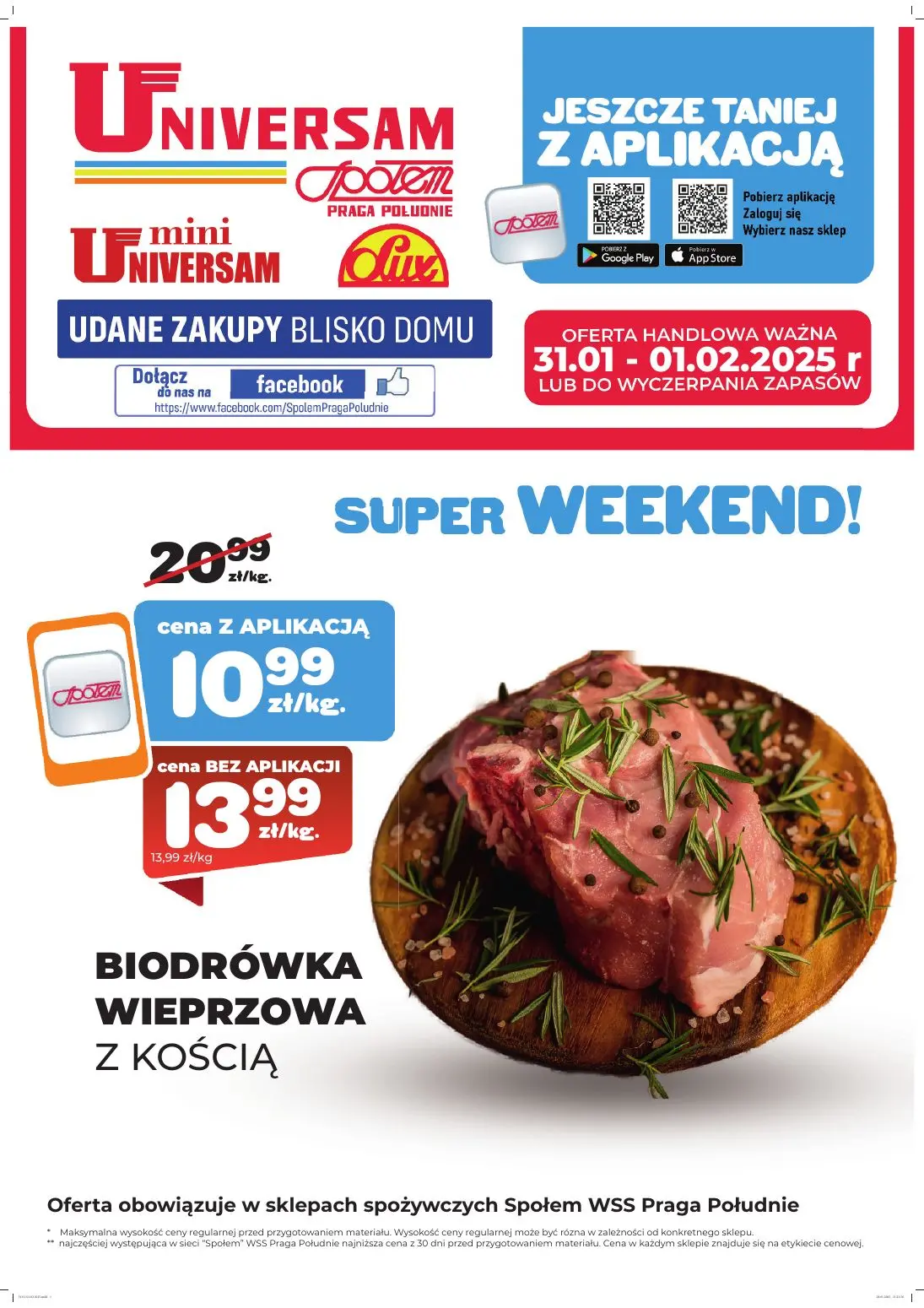 gazetka promocyjna Społem Praga Super Weekend - Strona 1