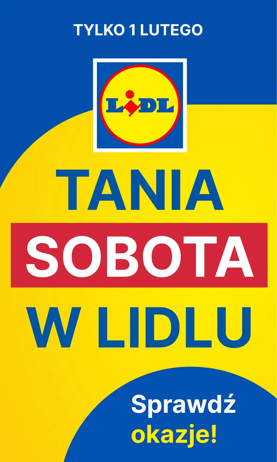 gazetka promocyjna LIDL Tania sobota - Strona 1