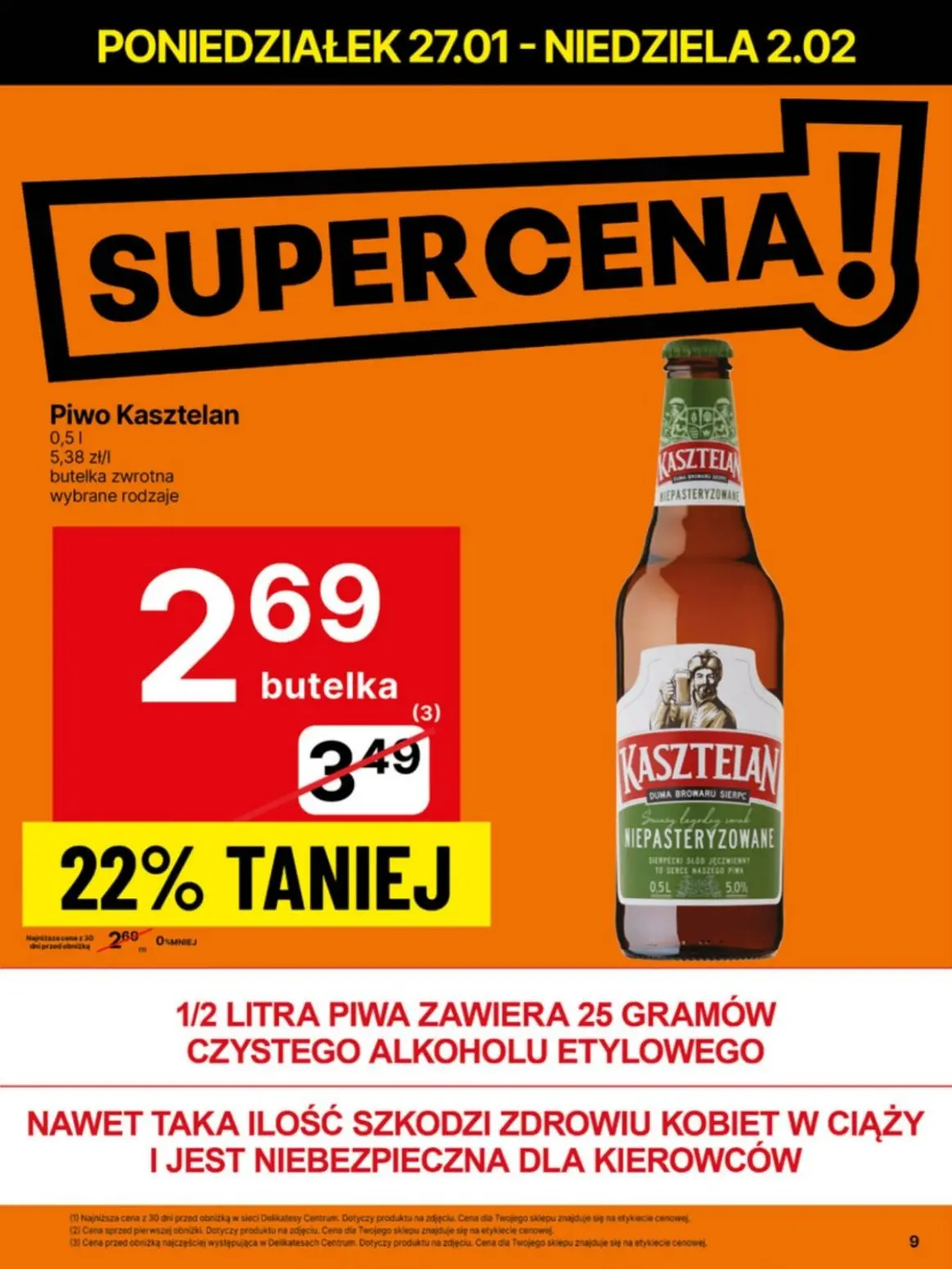 gazetka promocyjna Delikatesy Centrum Od poniedziałku - Strona 9