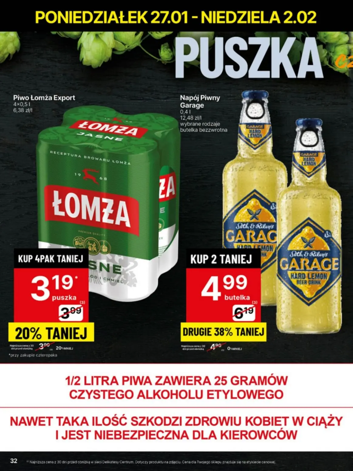 gazetka promocyjna Delikatesy Centrum Od poniedziałku - Strona 32