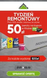 Gazetka promocyjna Leroy Merlin, ważna od 2025-01-28 do 2025-02-02.