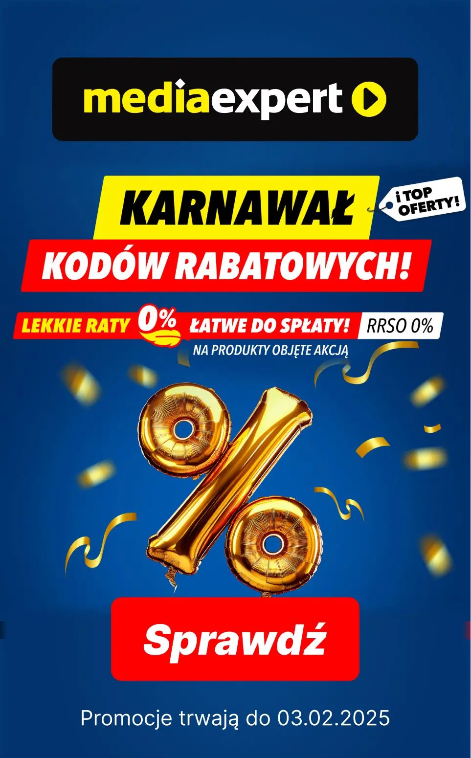 gazetka promocyjna Media Expert Karnawał kodów - Strona 1