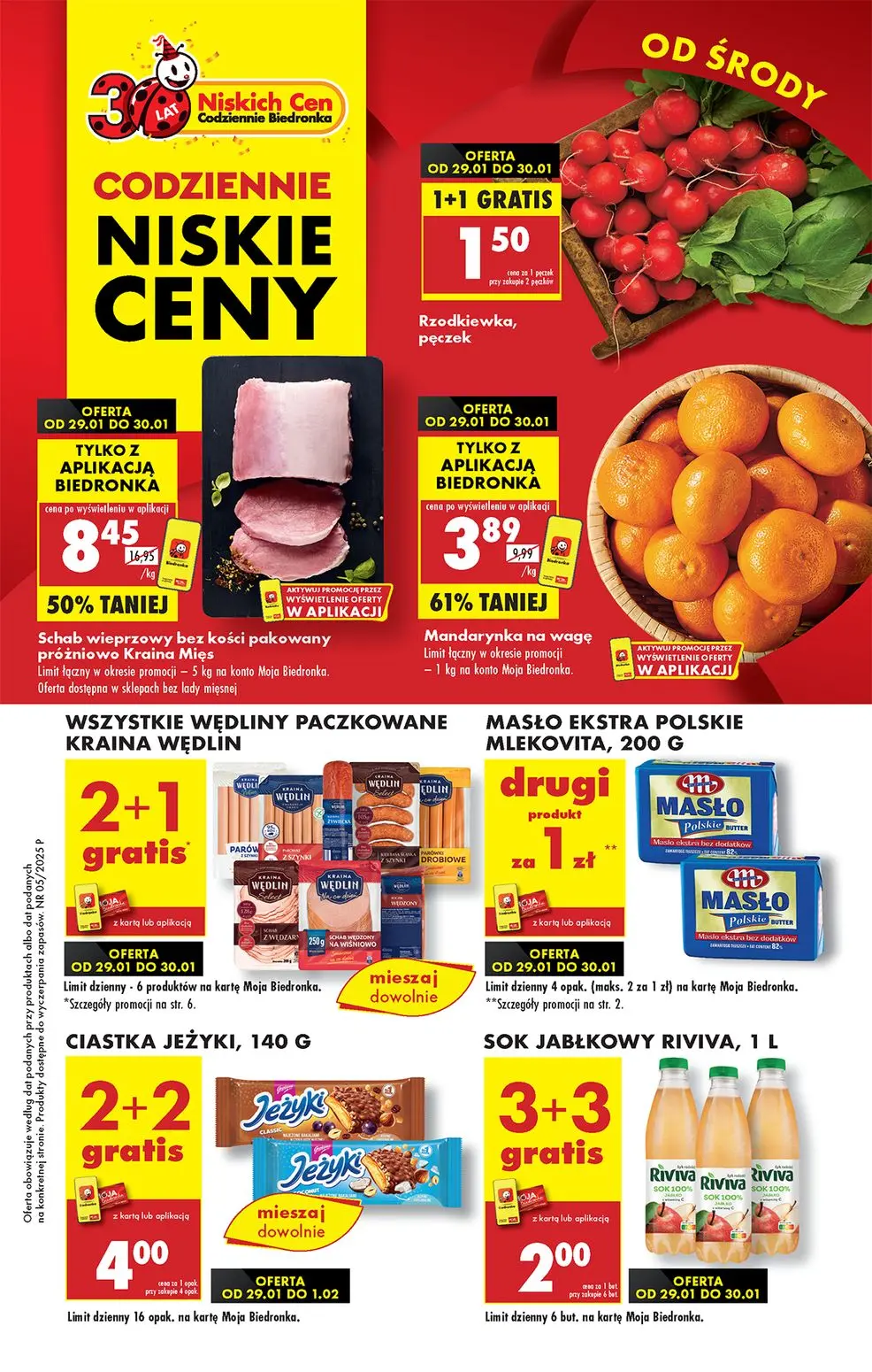 gazetka promocyjna Biedronka Od środy - Strona 1