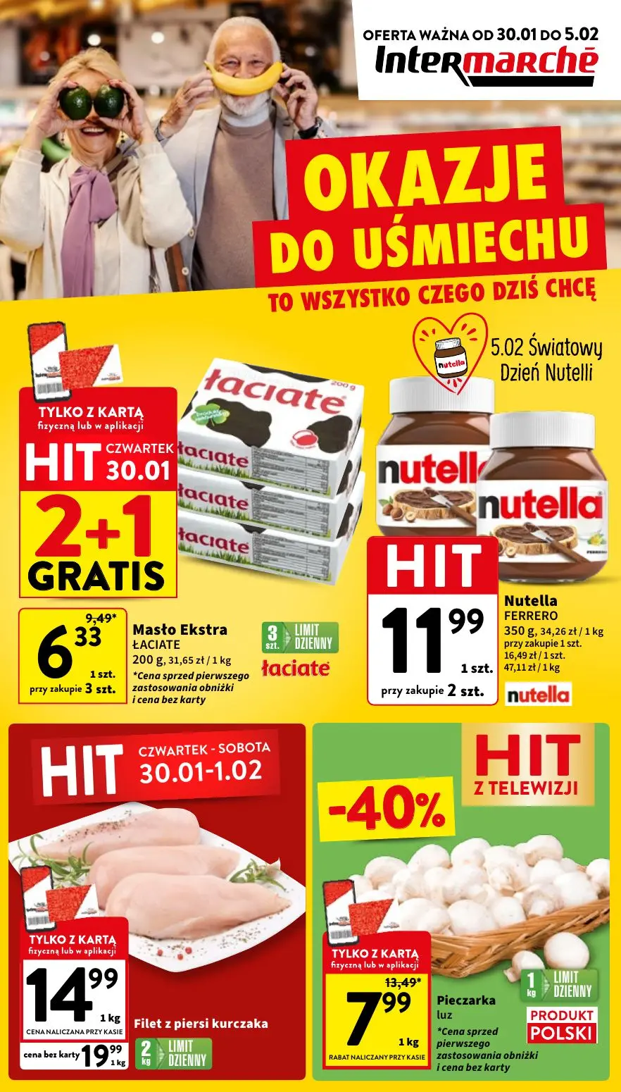 gazetka promocyjna Intermarche Okazje do uśmiechu - Strona 1