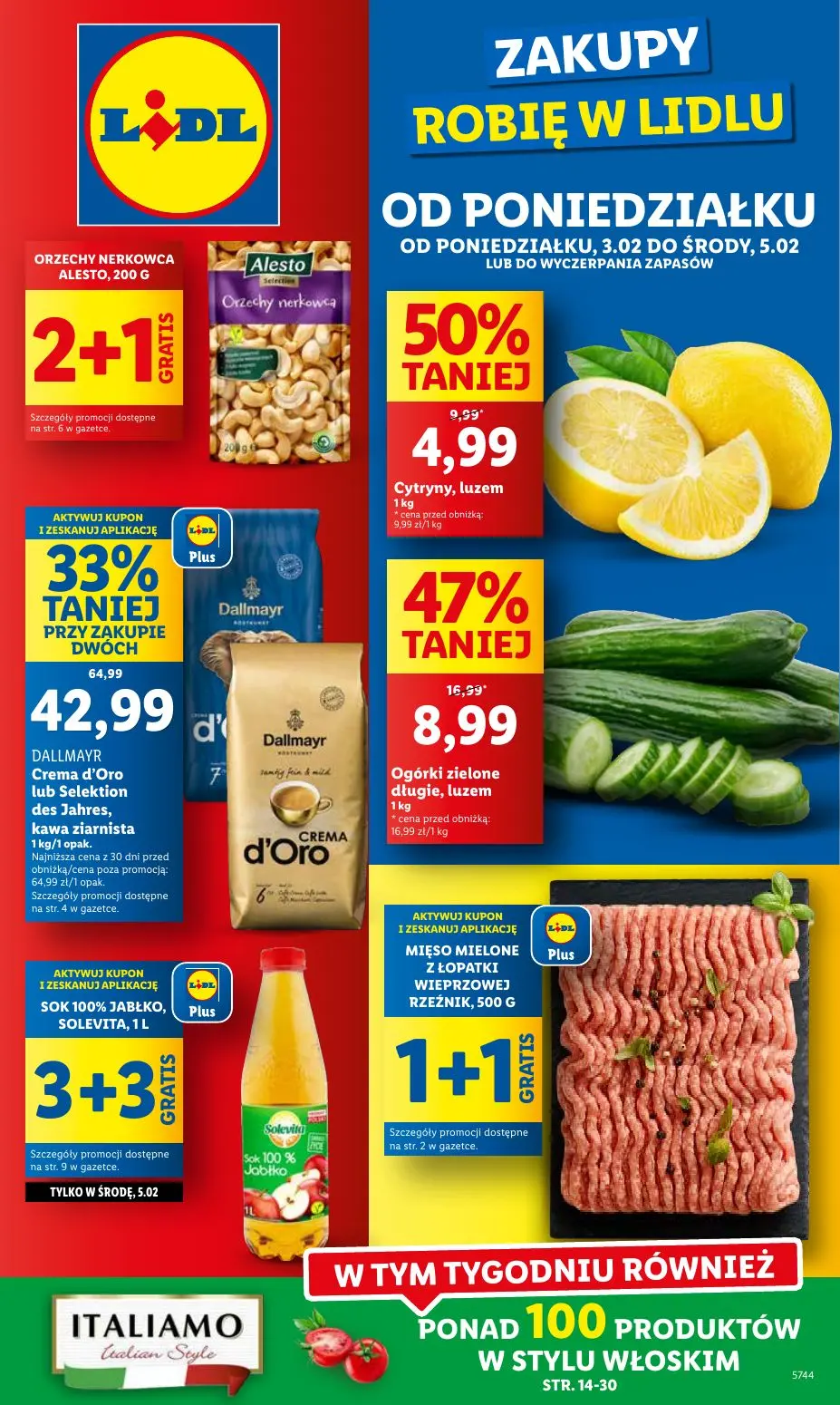 gazetka promocyjna LIDL Od poniedziałku - Strona 1